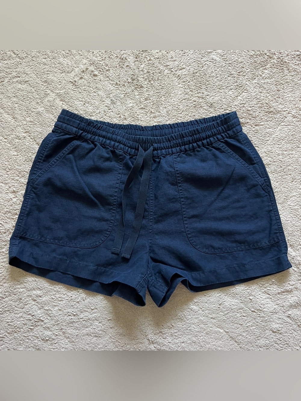 J. Crew Linen Blend Shorts Preppy Minimalist Vacation Lightweight Chic Sz S